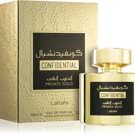 parfum Confidential Private Gold 100ml de lattafa