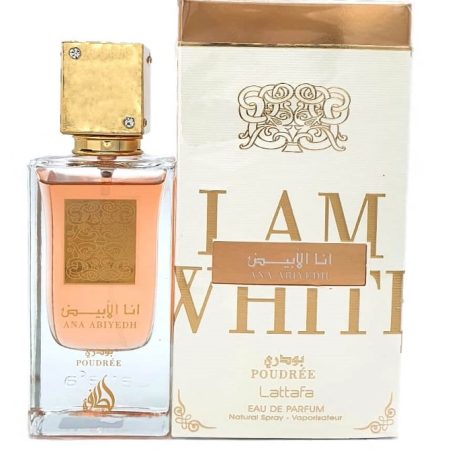 parfum ana Abiyedh poudrée 60ml lattafa