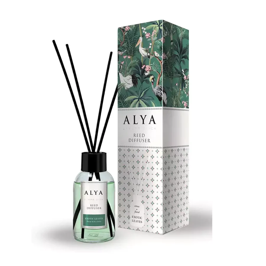 bamboo stick exotic leaves alya